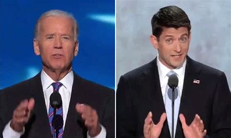 Joe Biden And Paul Ryan The Vice Presidential Debate In S Live