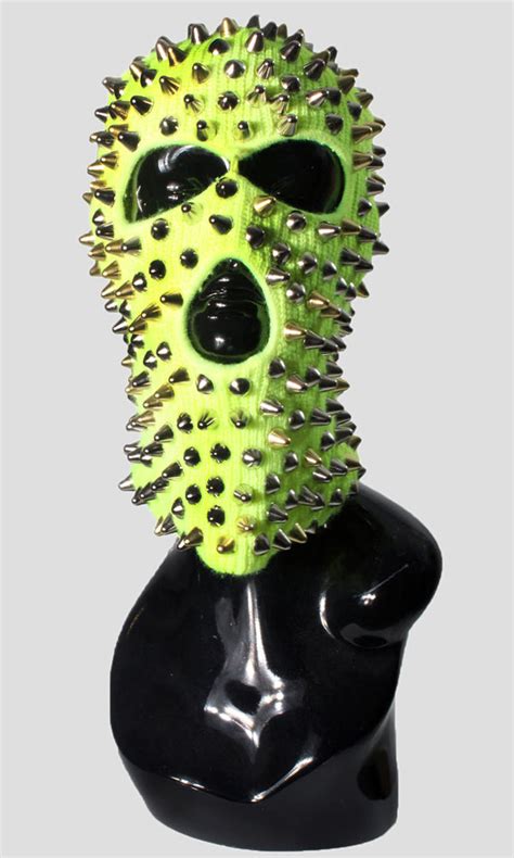 Studded Knit Ski Mask Patricia Field Artfashion