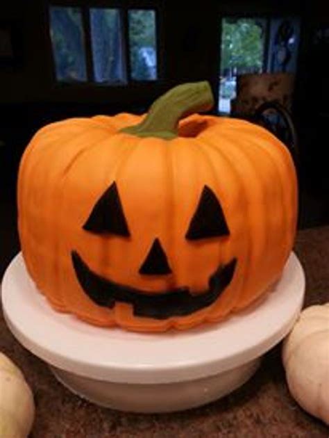 Halloween Jack O Lantern Cake Pumpkin Jack O Lantern Cake Baked My