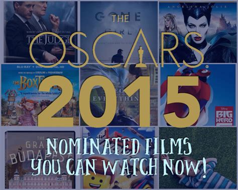 Oscars 2015 Nominated Films You Can Watch Now Ebay