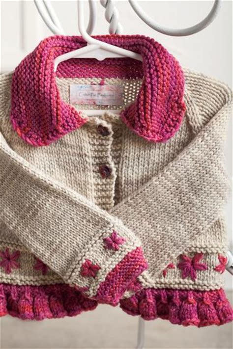 Embroidered Daisy Cardigan Knitting Patterns And Crochet Patterns