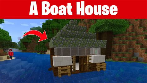Minecraft Simple Boat House Ideas For Survival World Minecraft Build