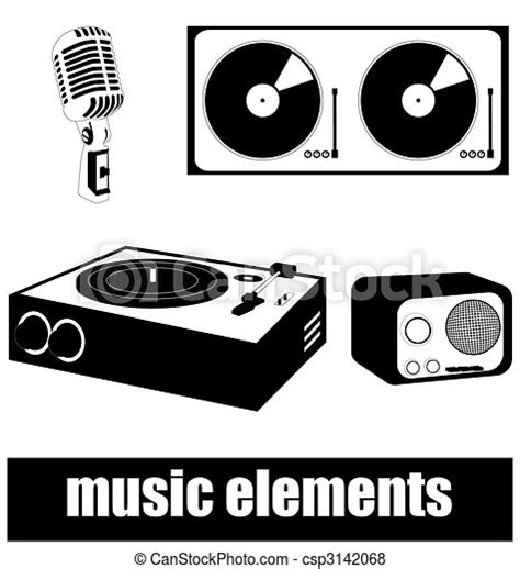 The musical scores for modern movies and television can also contain melodic themes, which can be developed as they might be in a symphony or may be used very much like operatic motifs. Vector of music elements - different pop art symbols and design... csp3142068 - Search Clip Art ...