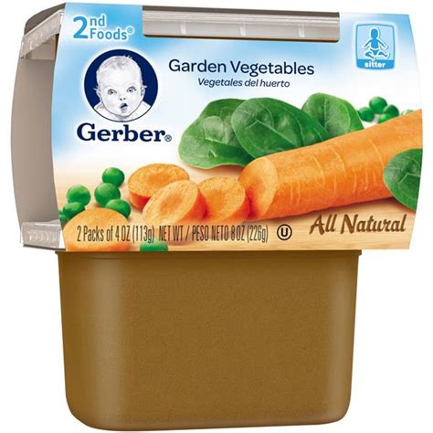 Gerber 2nd Foods Garden Vegetables Baby Food 2 Pack Hy Vee Aisles