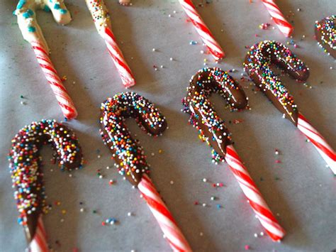 He's very nice and helpful, but a bit clingy. Chocolate-Dipped Candy Canes Recipe