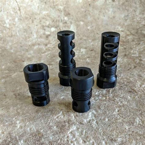 Shorty Muzzle Brake For Quick Attach Adapter Solvent Traps Direct