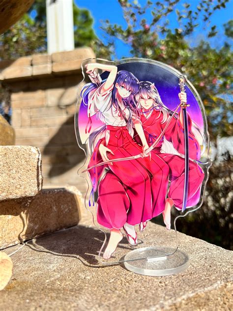 Anime Warrior Couple Acrylic Standee Anime Standee Anime Etsy