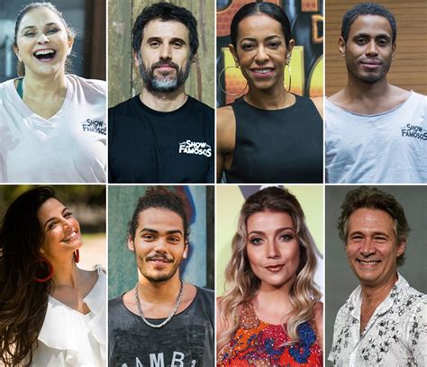 Show Dos Famosos Participantes Revelam Raz O De Suas Escolhas Para A Estreia Bastidores Gshow