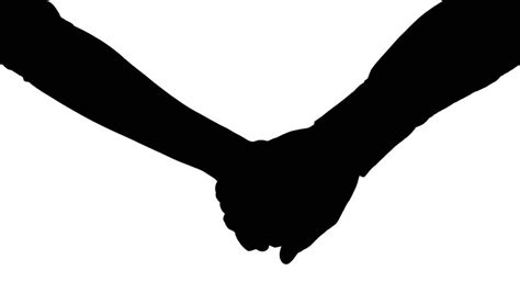 Silhouette Holding Hands At Getdrawings Free Download