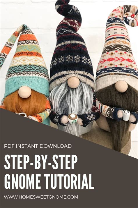 Step By Step Gnome Tutorial Diy Gnome Patterns Tutorials Home