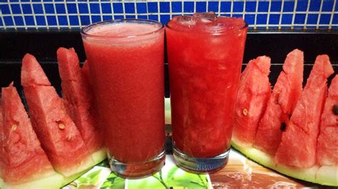 Watermelon Juice Watermelon Drink Refreshing Drink Youtube