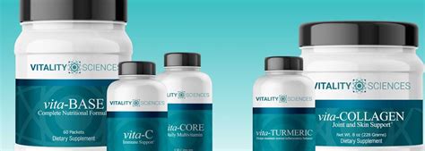 Nutraceutical Supplements Shop Vitality Sciences