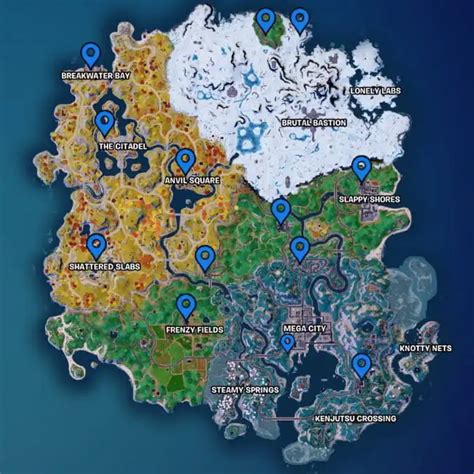 All Upgrade Bench Locations In Fortnite Chapter 4 Season 2 Gamepur