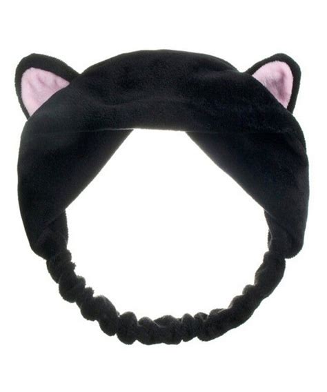Womens Girls Cute Cat Ears Headband Makeup Hairband Tool Black C NH QHQ Cat Ears Headband