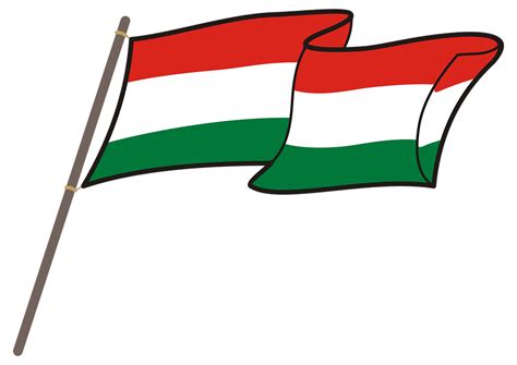 Hungarian Flag Clipart Watermark