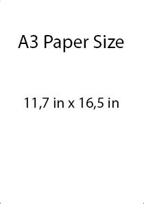 A3 is a paper size that is typically used for drawings, diagrams and large tables. Size of A3 | Paper Sizes