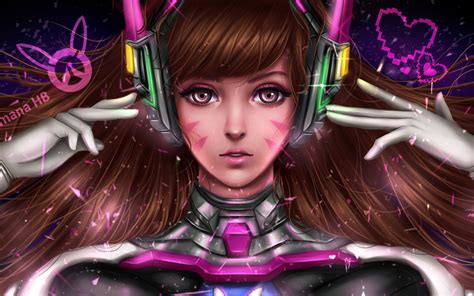 2880x1800 Dva Overwatch Digital Fanart Macbook Pro Retina Hd 4k