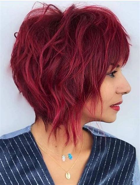Best Short Red Haircuts And Hairstyles For Women In 2020 Short Red