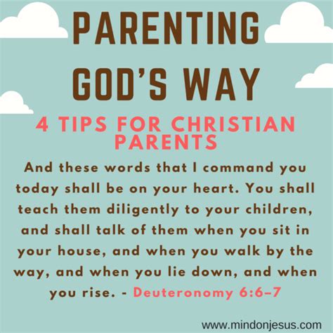 Parenting Gods Way 4 Tips For Christian Parents Mind On Jesus
