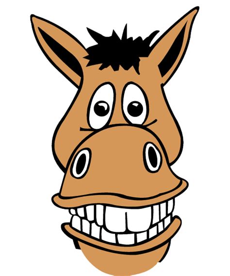 Cartoon Horse Head