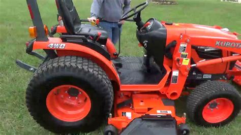2014 Kubota B2920 Compact Tractor Loader Belly Mower 4x4 For Sale Youtube