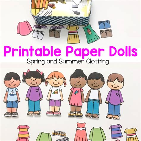 Next, you'll need to make an outline of the. Printable Paper Dolls For Spring, Summer, Winter and Fall ...
