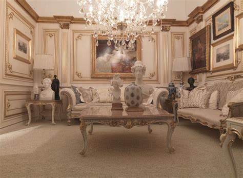 Gypsum board ceiling for classic interior design. » Why Living Room Furnishings Should be Antique French ...