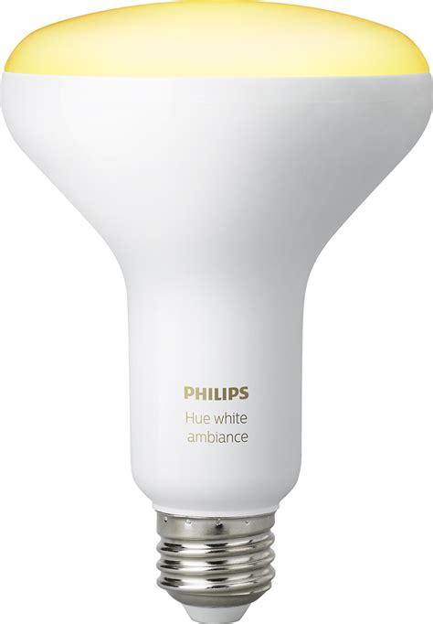 Best Buy Philips Hue White Ambiance Dimmable Br30 Wi Fi Smart Led