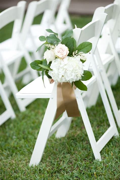 If you're planning an outdoor wedding in sydney, or perhaps want an elegant chair for a function, then our white folding chairs are a great choice. 20 Must-have Wedding Chair Decorations for Ceremony