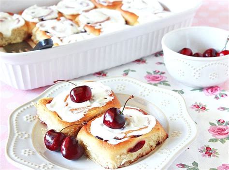 Cherry Sweet Rolls Recipe Kudos Kitchen By Renee