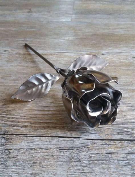 Steel Rose Metal Roses Metal Flowers Metal Art Projects