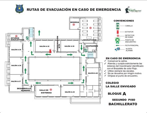 Salud Ocupacional Colegio La Salle Envigado Rutas De EvacuaciÓn