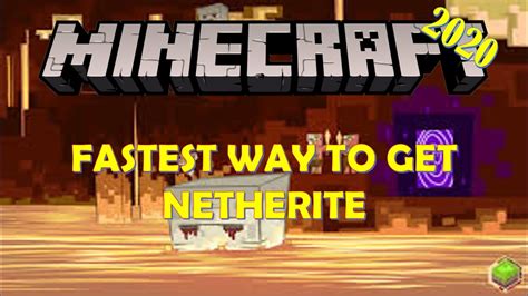 Fastest And Easiest Way To Get Netherite In Minecraft Found In 4 Mins