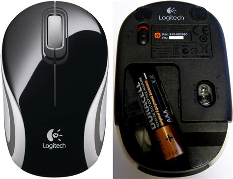 Logitech Wireless Mini Mouse M187 Technical Specifications Logitech