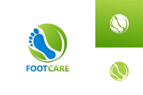 Foot Care Logo Template Design Vector Emblem Design Concept Creative