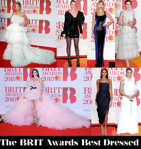 Who Was Your Best Dressed At The Brit Awards 2018 Red Carpet Fashion