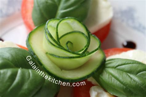 15 Easy Cucumber Garnish Ideas With Many Photos And Videos Gala In