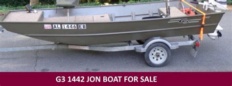 1442 Jon Boat For Sale Alumacraft Or G3 Jon Boats For Sale