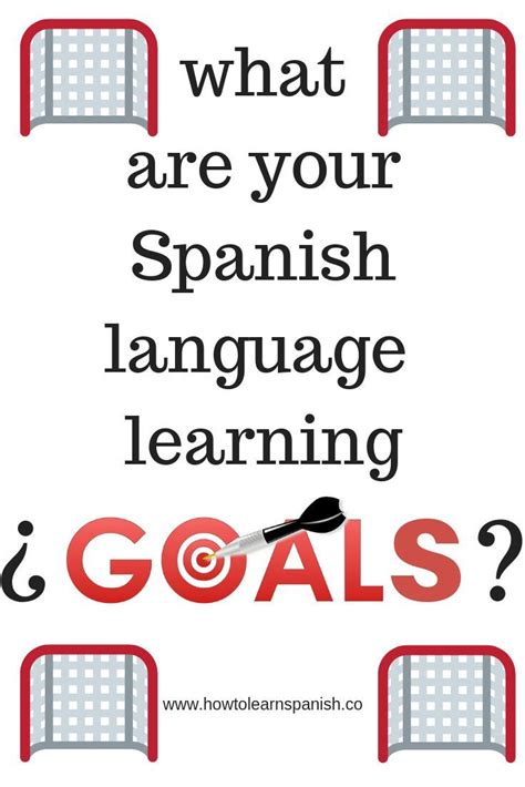 What Are Your Language Learning Goals Learning Spanish Spanish