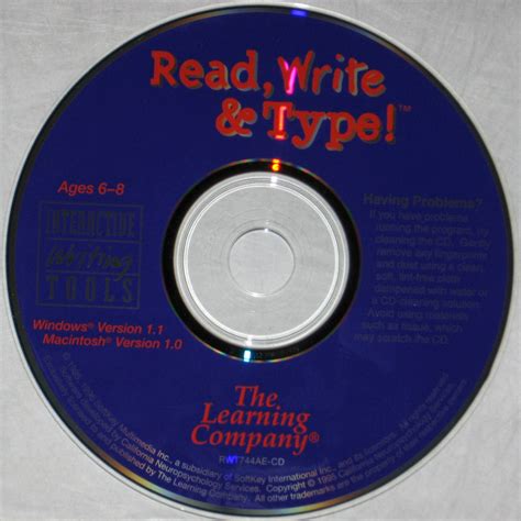 Read Write And Type The Learning Company Free Download Borrow And