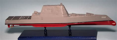 Both the hull shape and. Black Label (Dragon) 1/700 USS Zumwalt DDG 1000, by Scott Van Aken