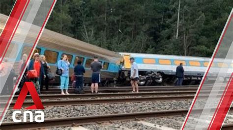 Two Dead As Sydney To Melbourne Passenger Train Derails Youtube