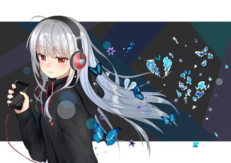 Download 4093x2894 Anime Girl Crying Tears White Hair