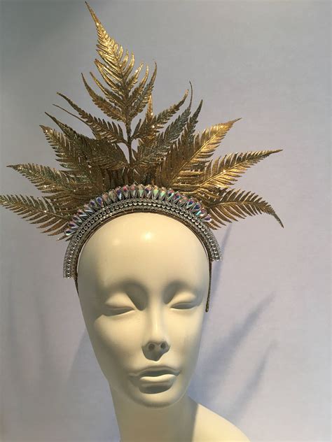 a personal favorite from my etsy shop listing 541391643 gold headdress gold
