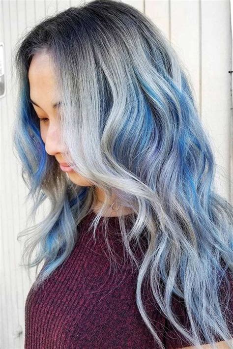 The Magnetic Power Of Incredibly Vibrant Blue Highlights Lovehairstyles