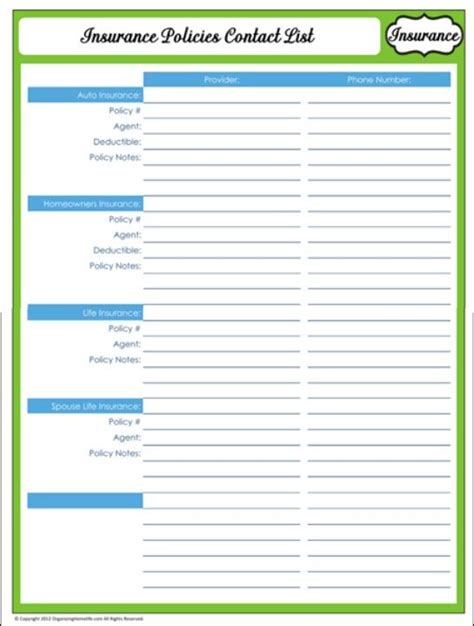 Offering direct mail and email marketing lists for insurance agents since 2003. Get organized: Insurance agent contact list printable. # ...