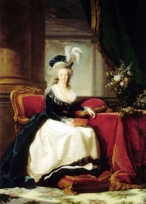 Marie Antoinette By Lisabeth Louise Vig E Lebrun Versailles