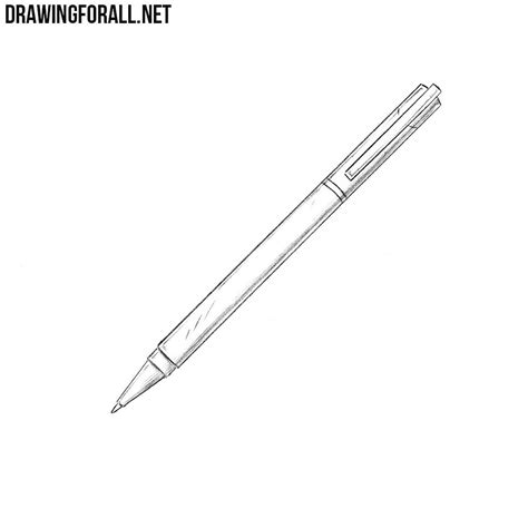 Next to pencil, pen is the cleanest, simplest, and least expensive artistic medium to work in. How to Draw a Pen | DrawingForAll.net