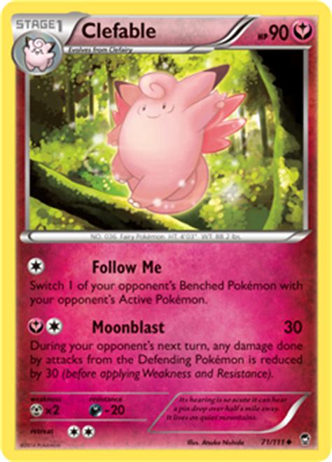 We have a large selection of pokemon singles. Clefable | XY—Furious Fists | TCG Card Database | Pokemon.com