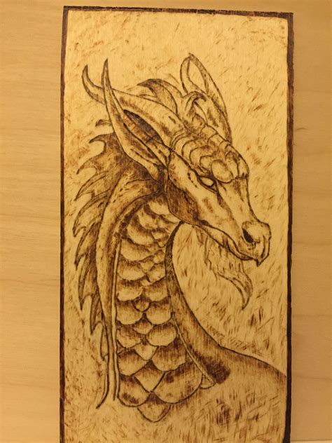 Pyrography Dragon | Wood burning crafts, Wood burning art, Wood burning stencils